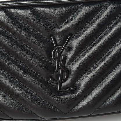 Saint Laurent Calfskin Matelasse Monogram Lou Belt Bag Black 10 of 10