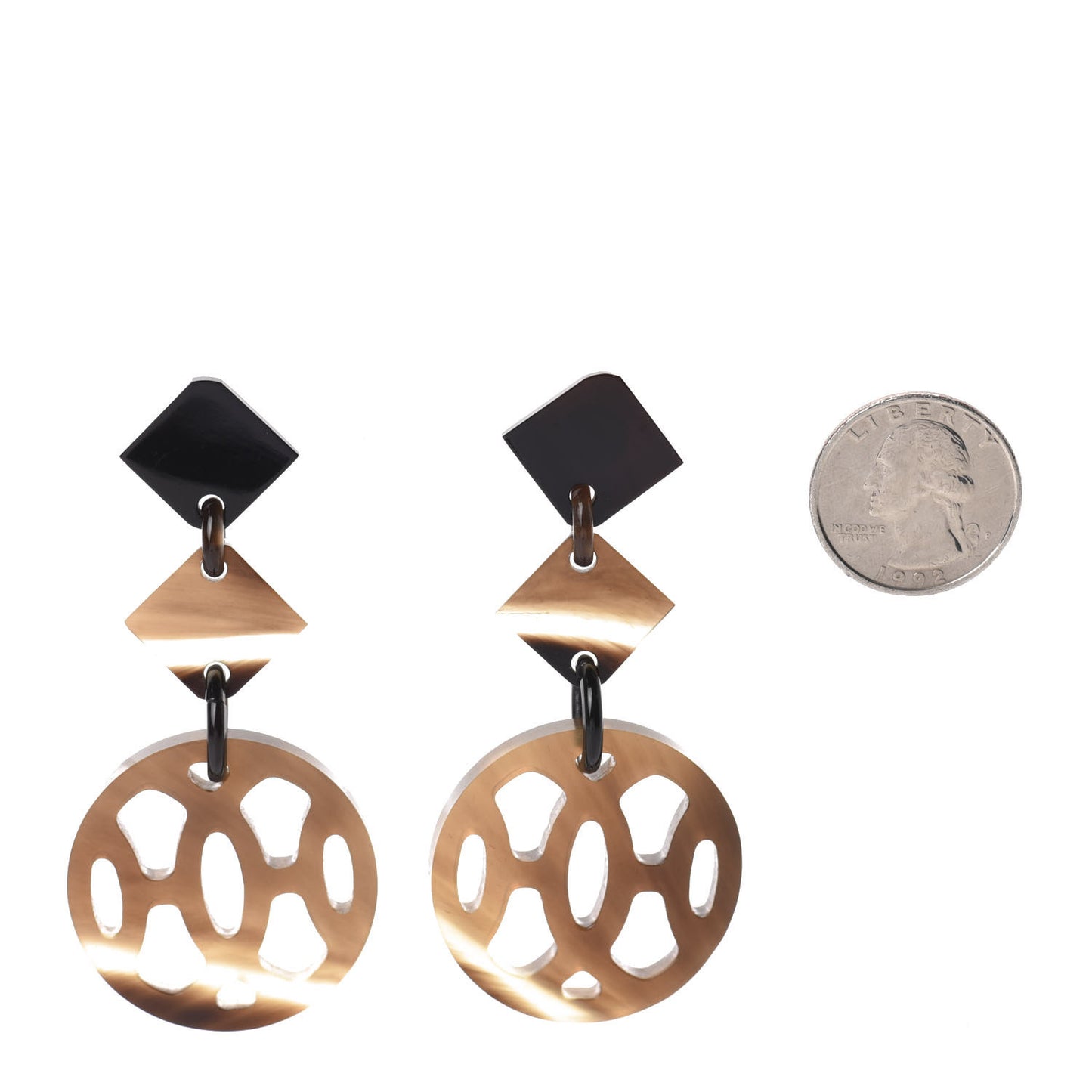 Buffalo Horn Silver Lift GM Earrings