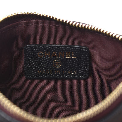 Chanel Caviar Quilted Small Cosmetic Case Black 6 of 8