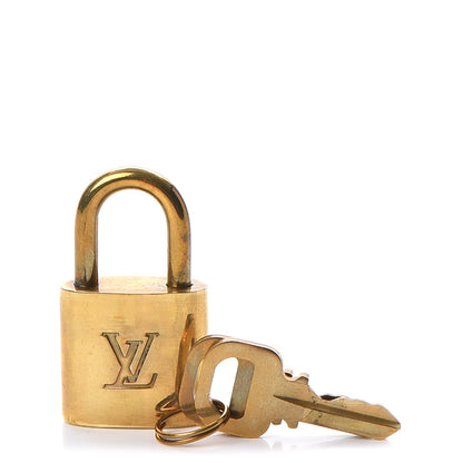 Louis Vuitton Brass Lock and 2 Keys Set #311 1 of 6