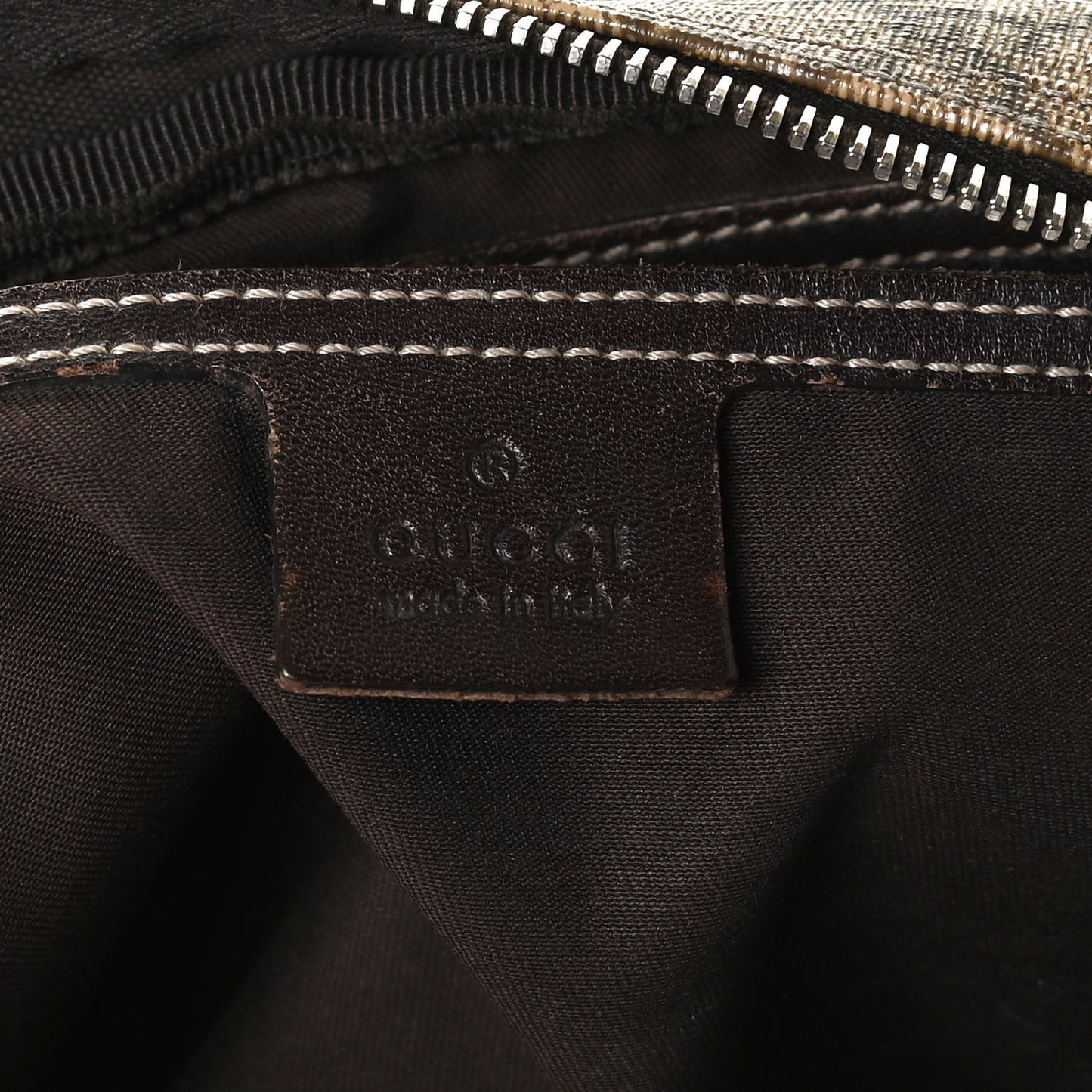 GG Plus Monogram Medium Messenger Bag Dark Brown