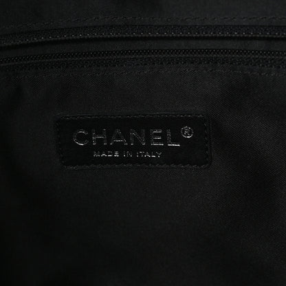 Chanel Lambskin Canvas CC Shopping Tote Black 6 of 13