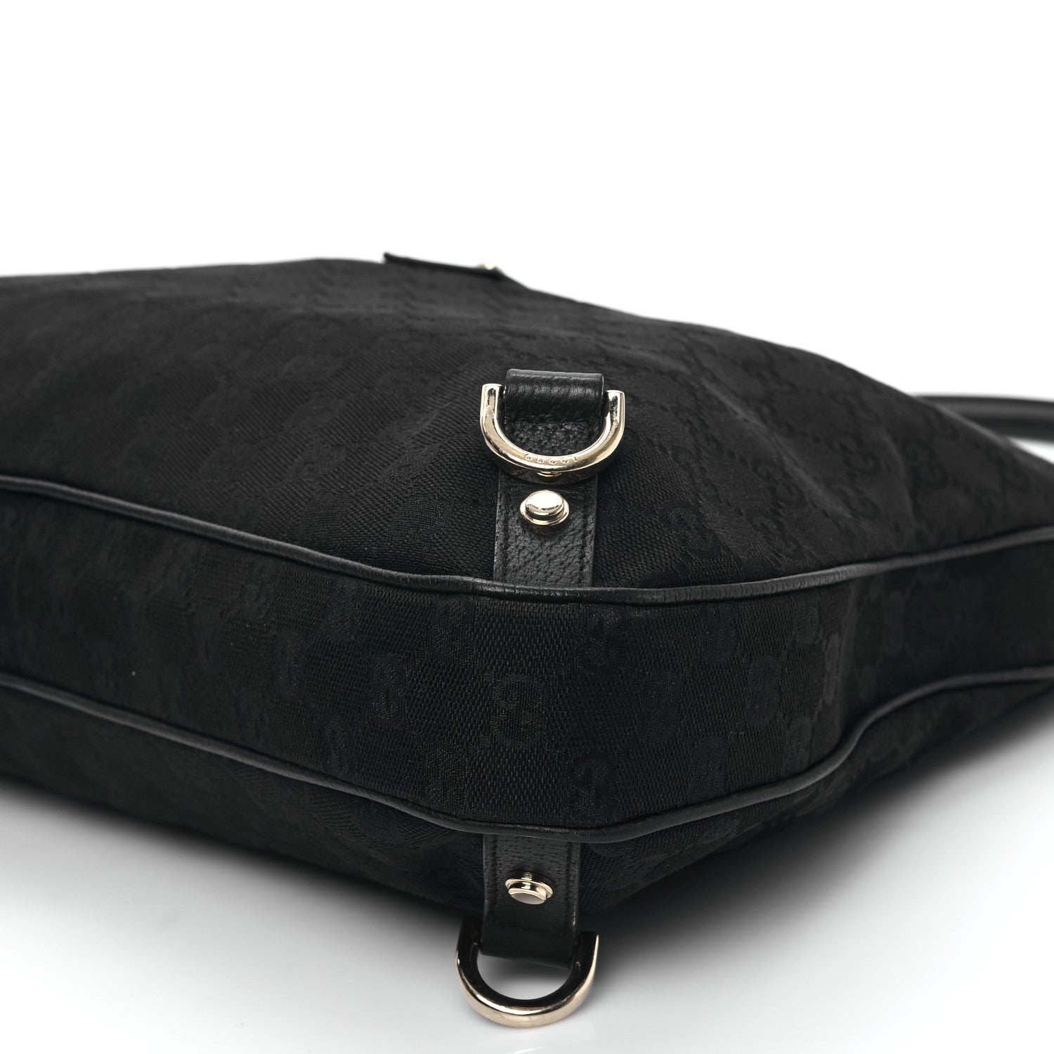 Gucci Monogram Abbey Hobo Black 10 of 11