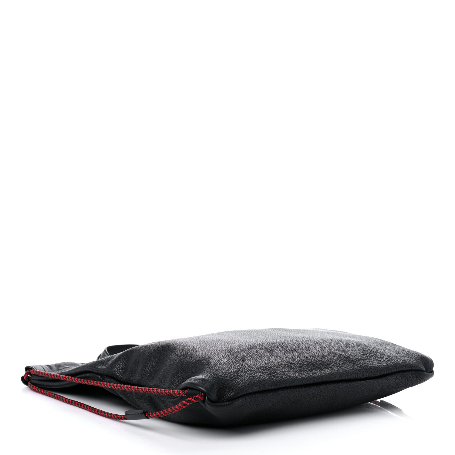 Gucci Calfskin Logo Drawstring Backpack Black 4 of 9
