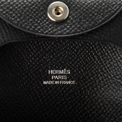Hermes Epsom Bastia Coin Purse Black 6 of 6