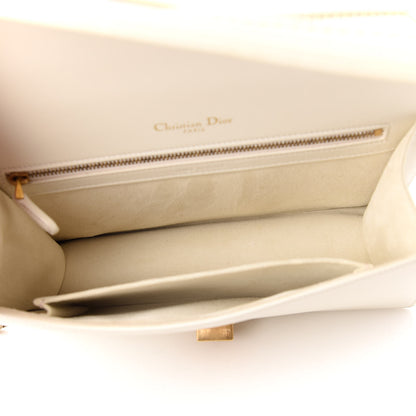 Christian Dior Lambskin Studded Medium Diorama Flap Bag Latte 5 of 11