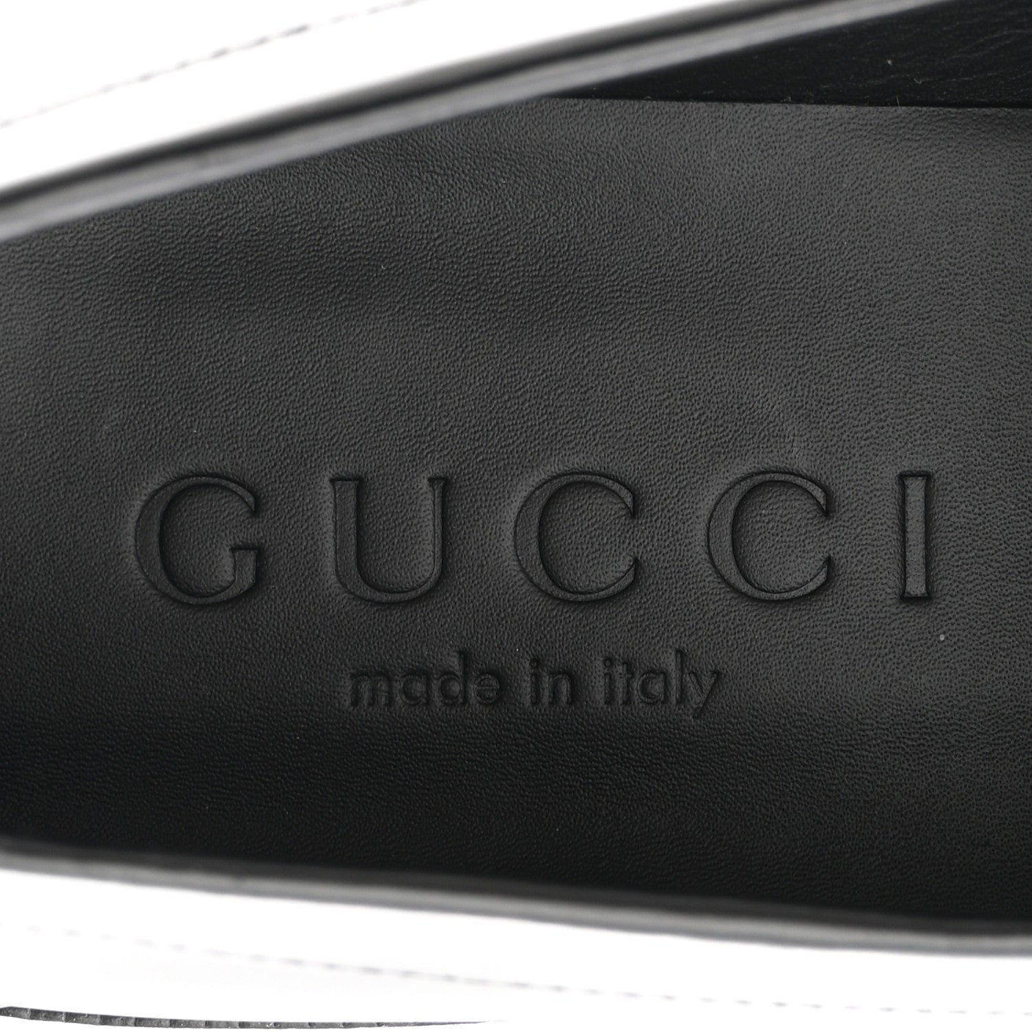 Gucci Calfskin Millennial Ribot Womens GG Loafers 40 Black 8 of 10