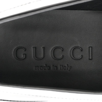 Gucci Calfskin Millennial Ribot Womens GG Loafers 40 Black 8 of 10