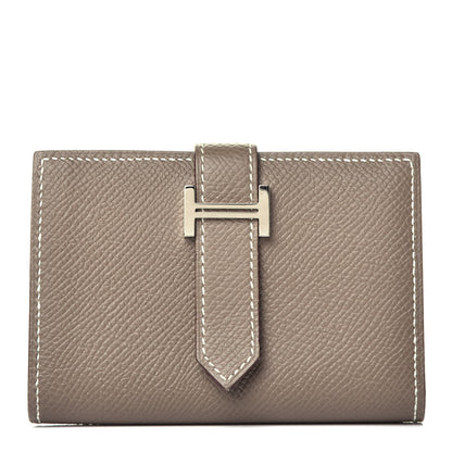 Hermes Epsom Mini Bearn Wallet Etoupe 1 of 8