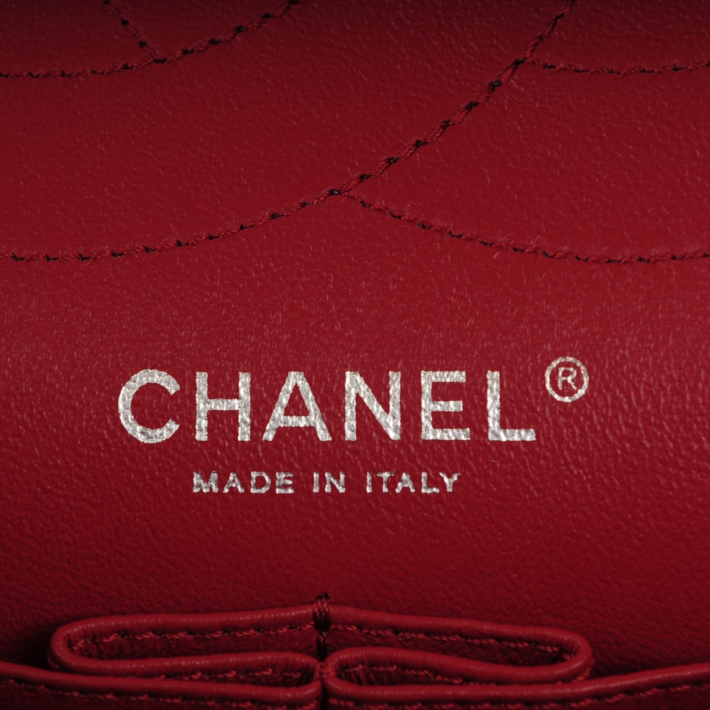 Aged Calfskin Quilted 2.55 Reissue 227 Flap Red