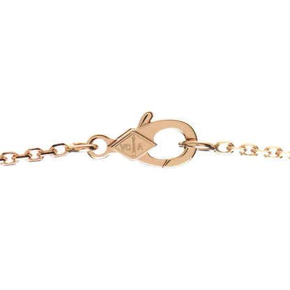 Van Cleef & Arpels 18K Rose Gold Gray Mother of Pearl Vintage Alhambra Pendant Necklace 4 of 8