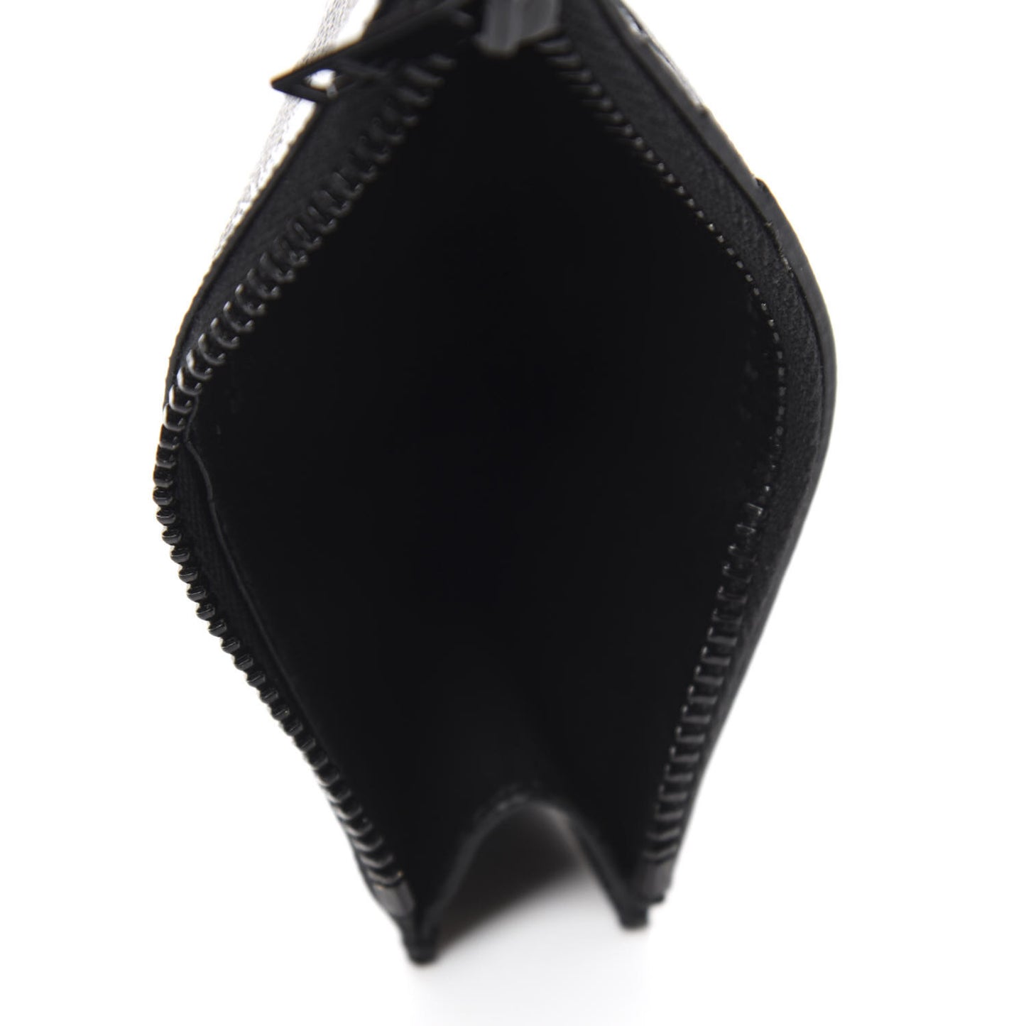 Grain de Poudre Palm Tree 5 Fragments Zip Pouch Card Holder Black