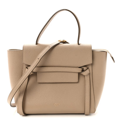 Celine Grained Calfskin Nano Belt Bag Light Taupe 1 of 10