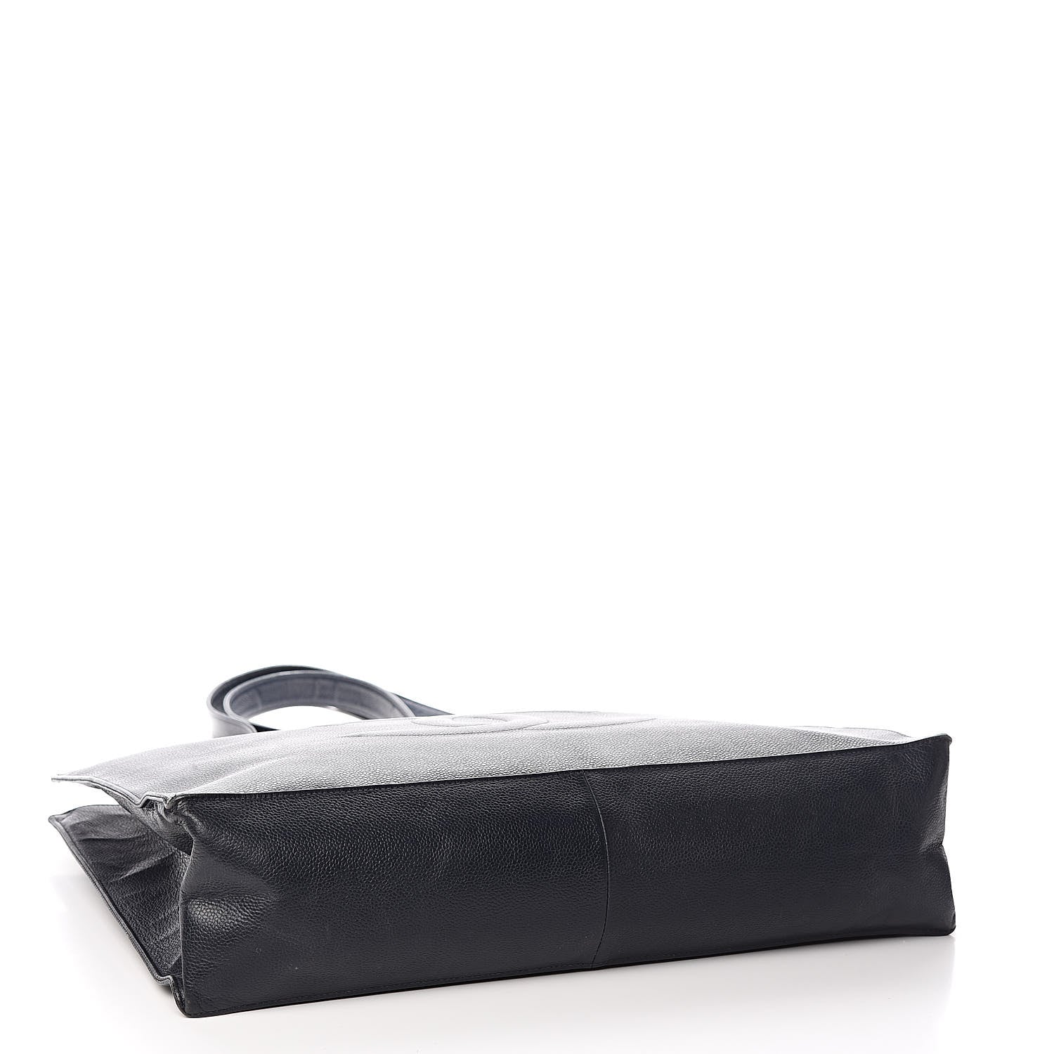 Chanel Caviar CC Tote Navy 4 of 18