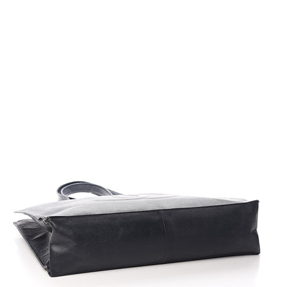 Chanel Caviar CC Tote Navy 4 of 18