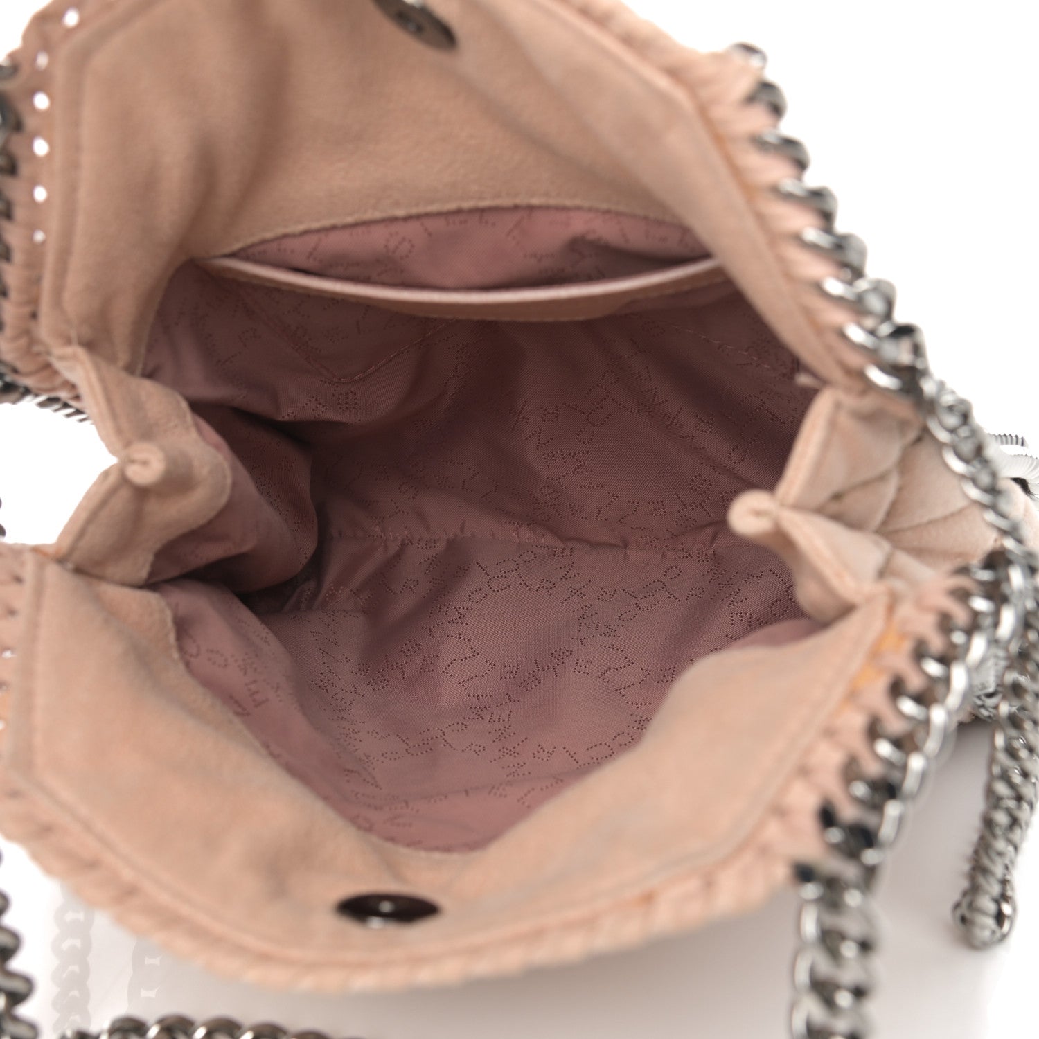 Stella McCartney Shaggy Deer Quilted Mini Falabella Tote Powder 5 of 15