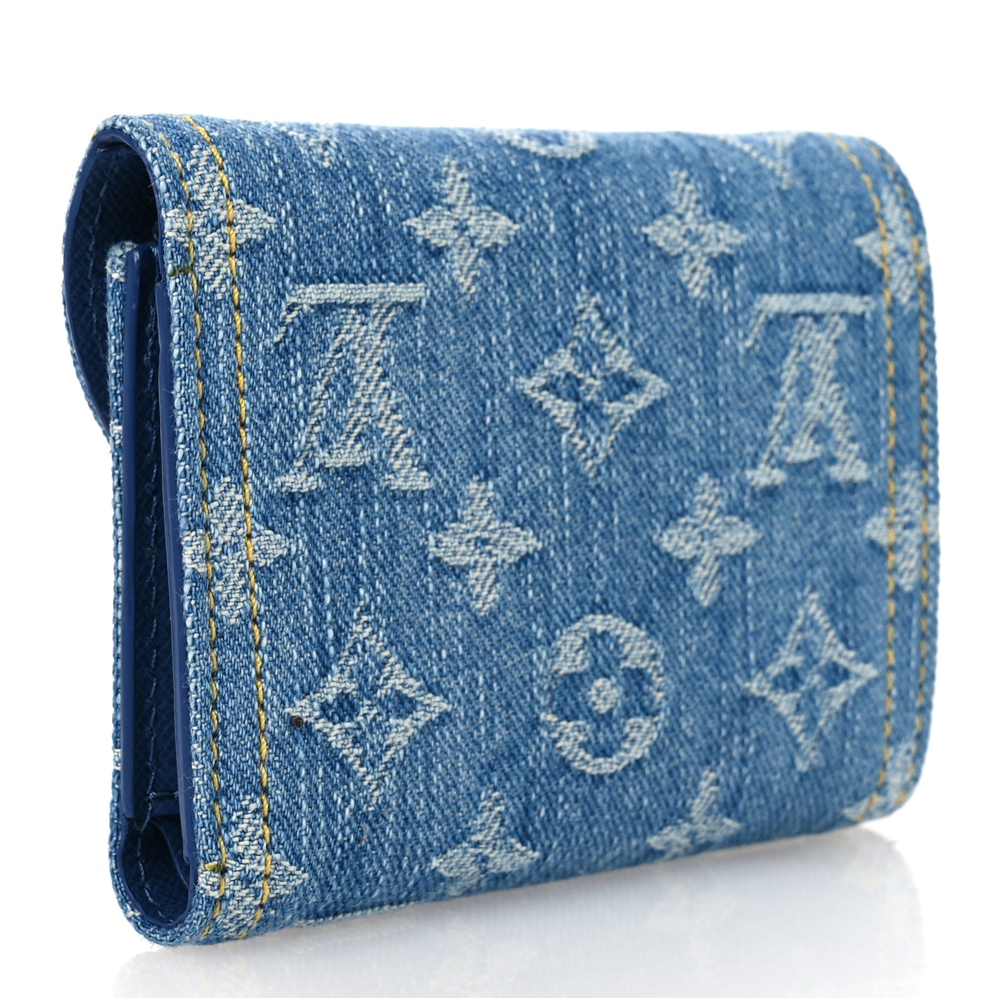Denim Amelia Compact Wallet Blue