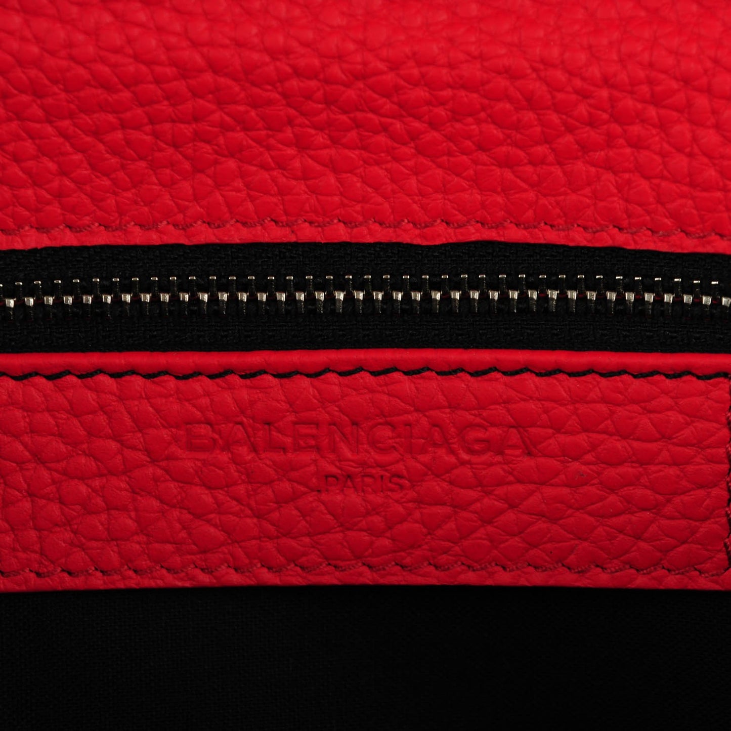Vibrato Calfskin Classic Silver Hardware Envelope Clutch Rouge Cerise