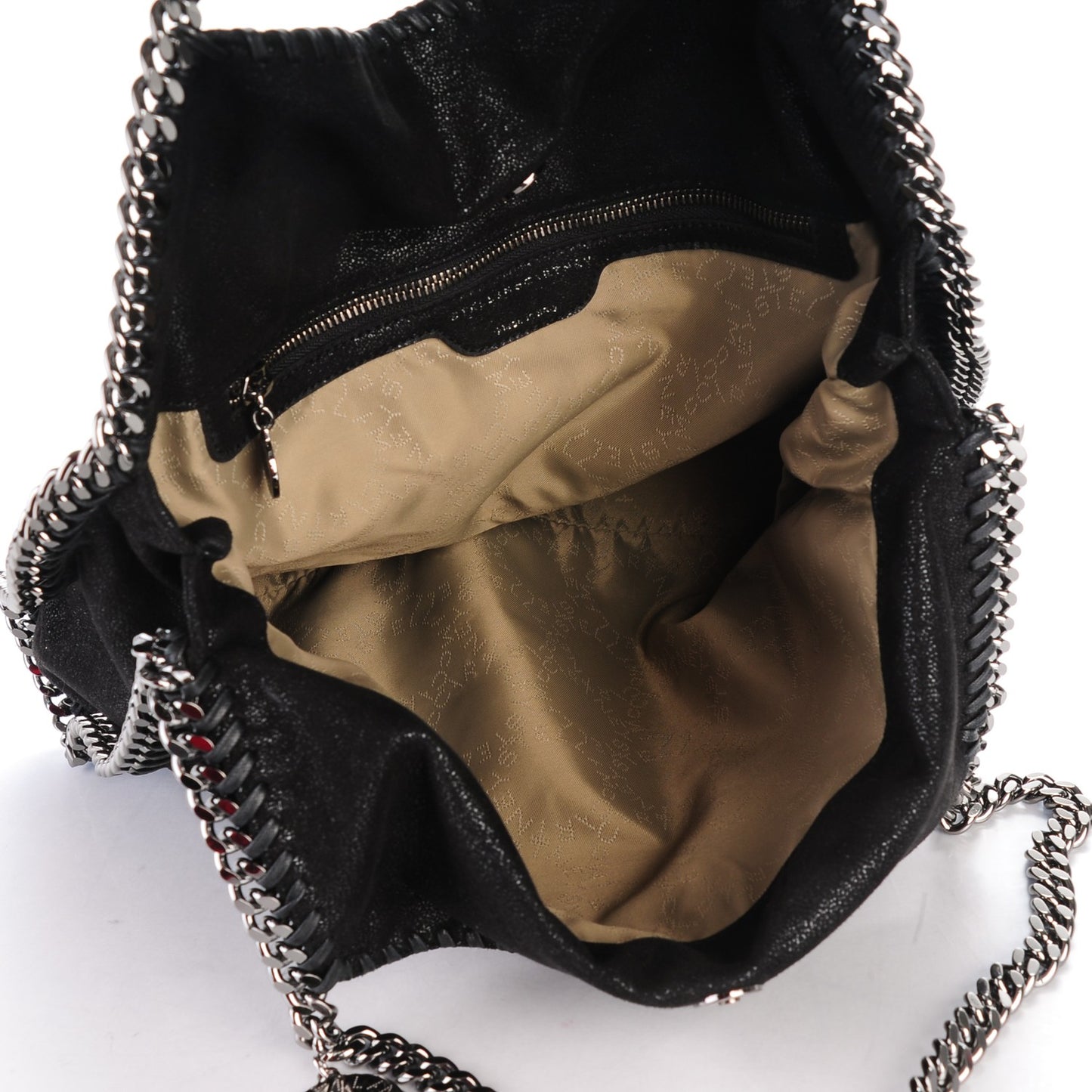 Shaggy Deer Small Falabella Tote Black