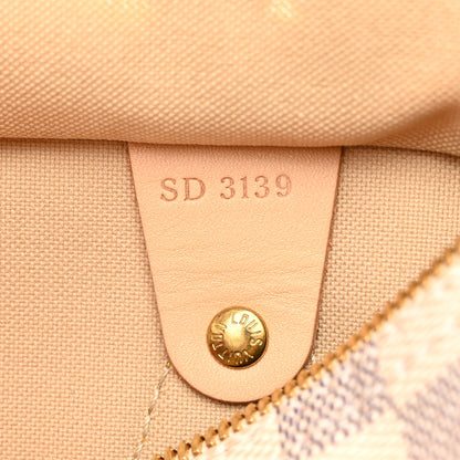 Louis Vuitton Damier Azur Speedy Bandouliere 25 7 of 10