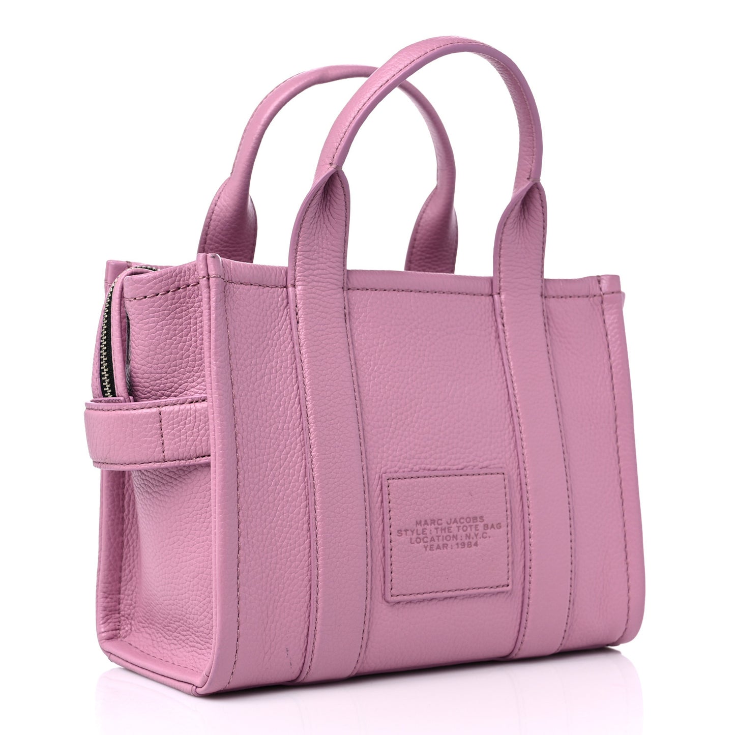 Grained Calfskin Small The Tote Bag Orchid Haze