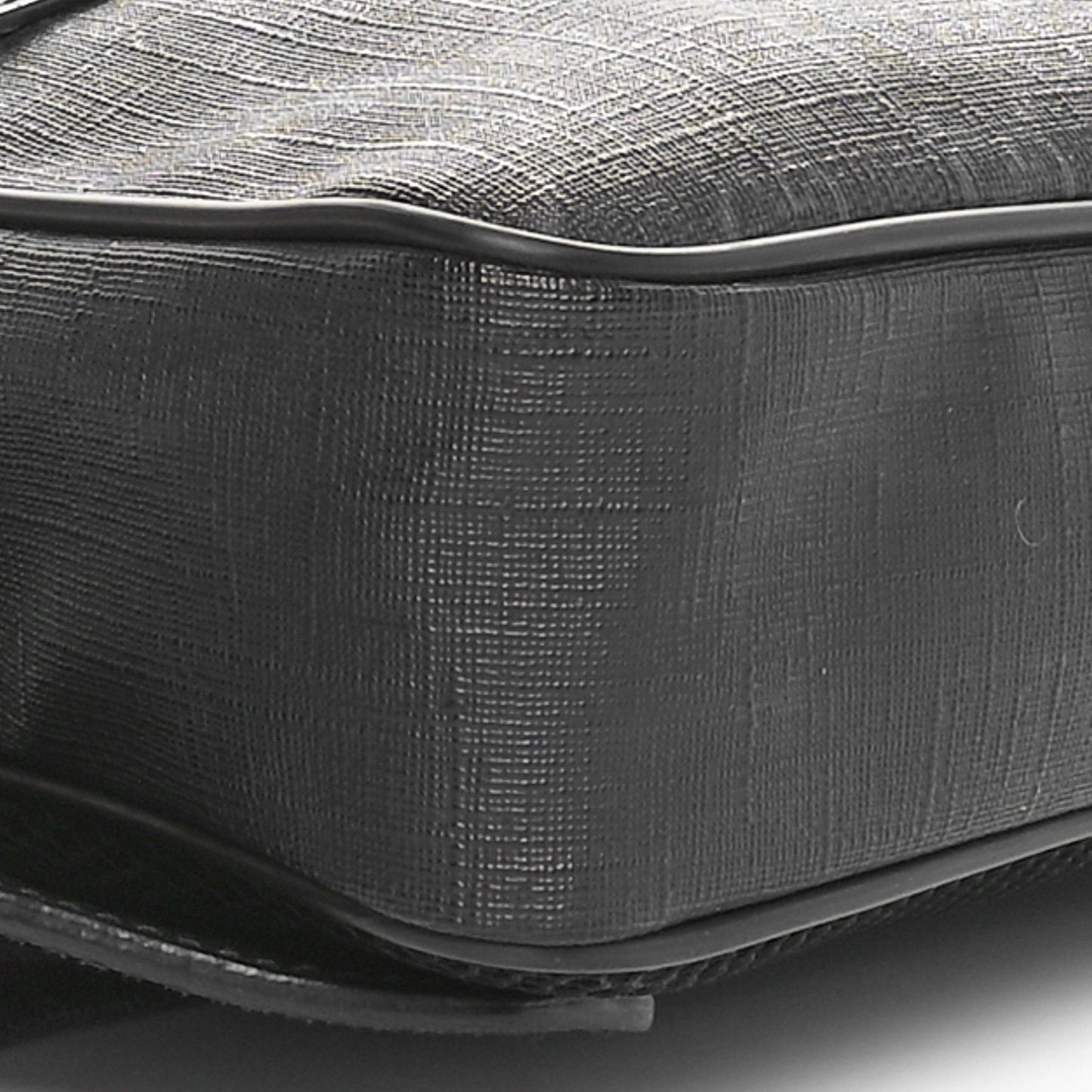 Soft GG Supreme Monogram Web Belt Bag Black Grey