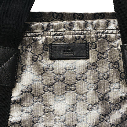 Gucci Crystal Monogram Medium Vertical Tote Black 8 of 12