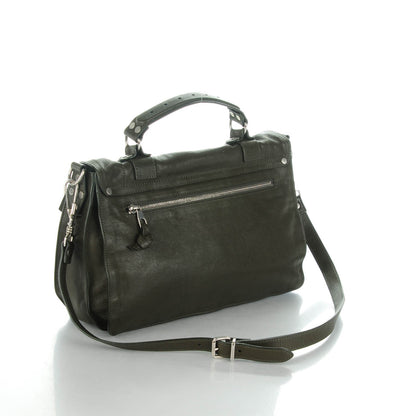 Proenza Schouler Lambskin Medium PS1 Satchel Military 3 of 9
