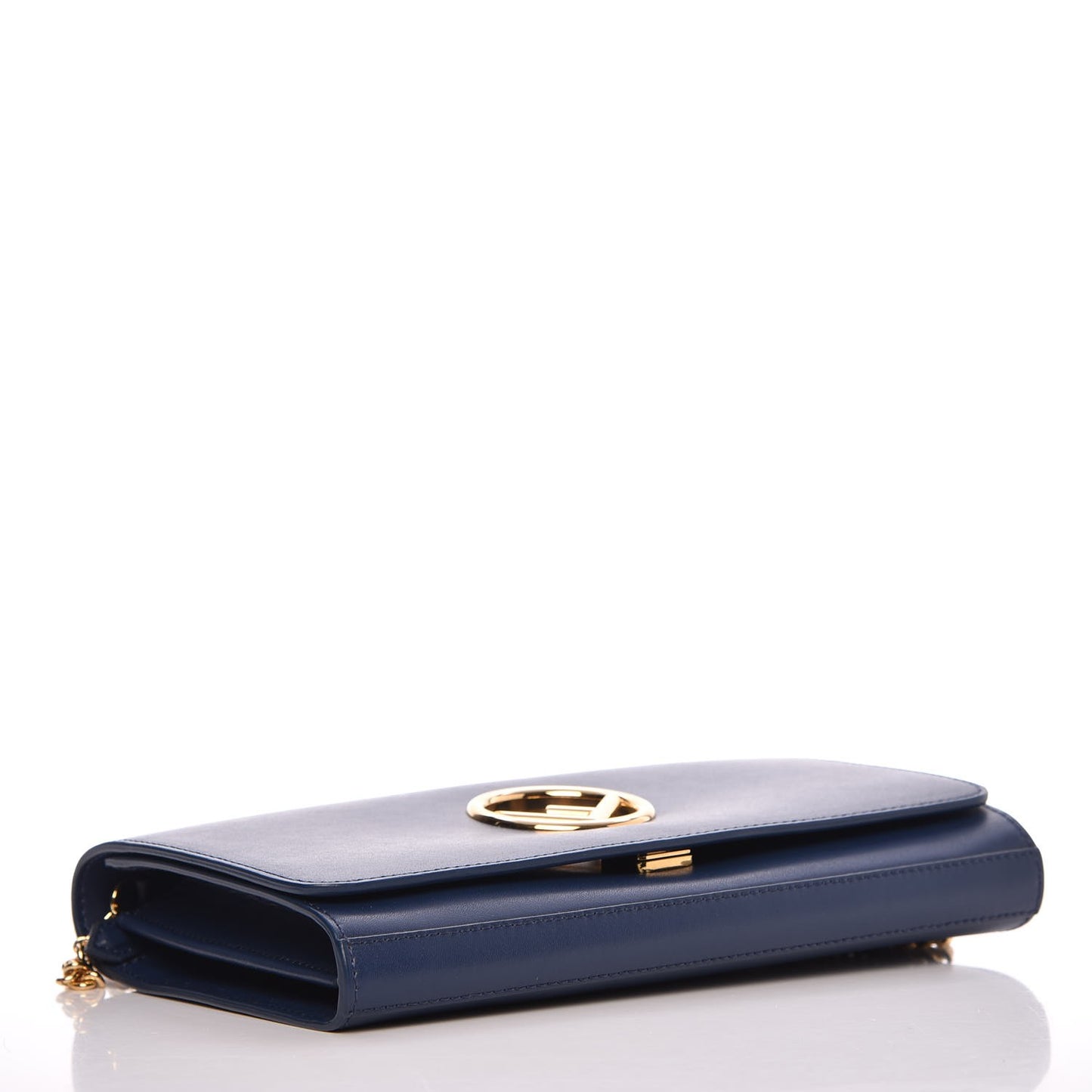 Vitello Liberty Lucido F is Fendi Wallet on Chain Blueberry