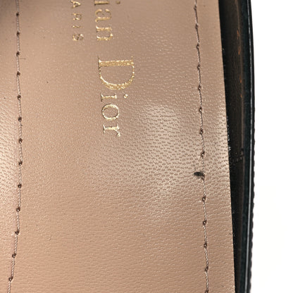 Christian Dior Patent Calfskin Aime Ankle Sandals 39 Black 11 of 12