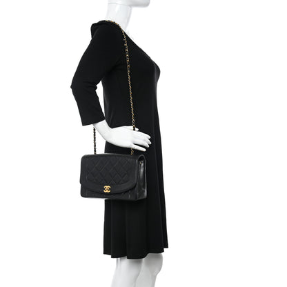 Chanel Lambskin Quilted Medium Single Flap Black 2 of 10