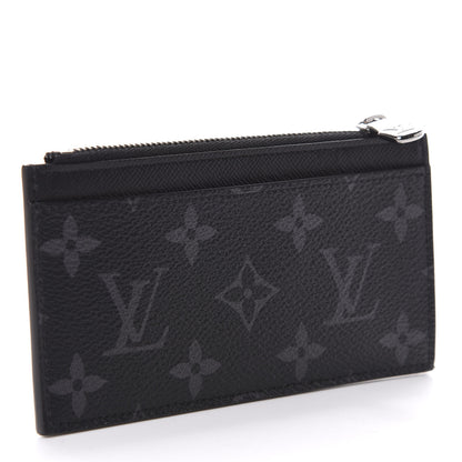 Louis Vuitton Reverse Monogram Eclipse Taiga Coin Card Holder 3 of 6
