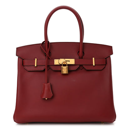 Hermes Veau Jonathan Birkin 30 Rouge Vif 1 of 11