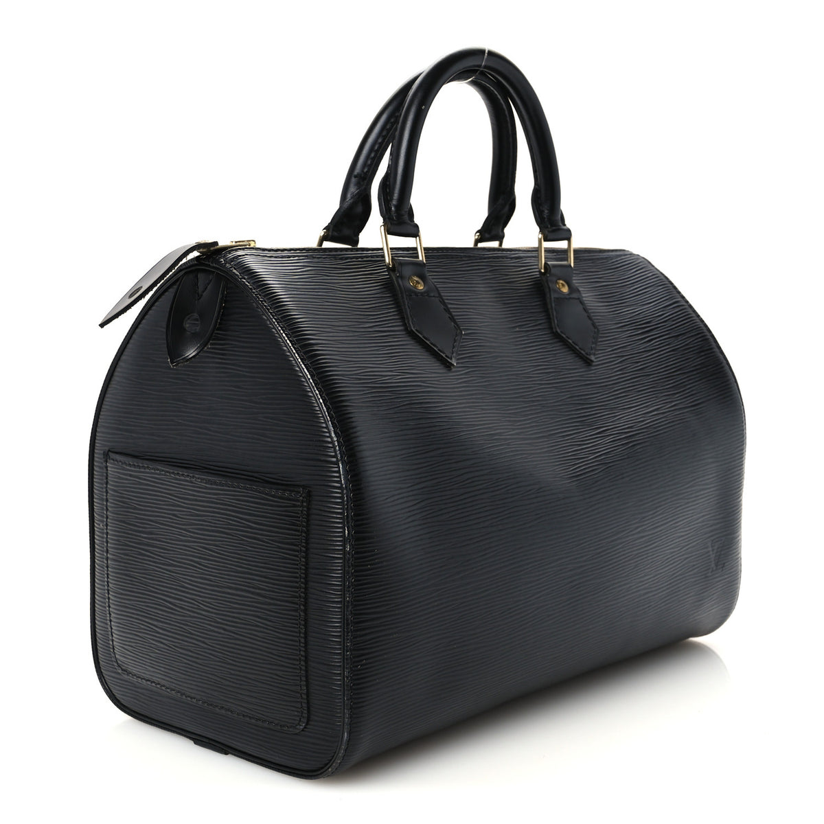 Louis Vuitton Epi Speedy 30 Black 3 of 11