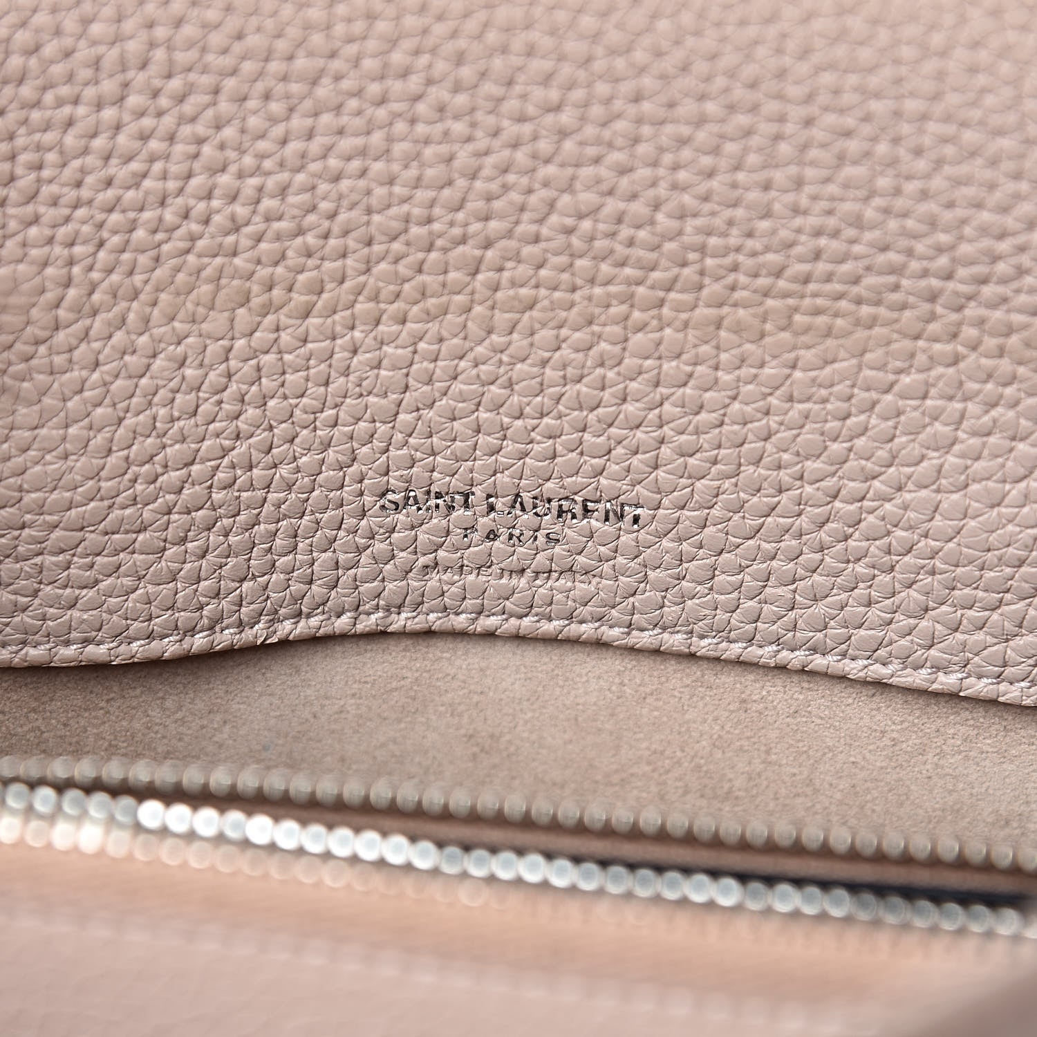 Saint Laurent Grained Calfskin Baby Sac De Jour Souple Pale Blush 6 of 12