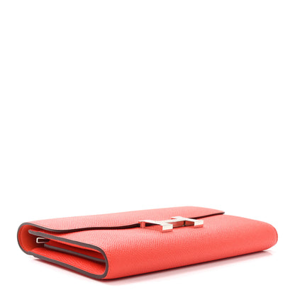 Hermes Epsom Constance Long Wallet Capucine 4 of 9