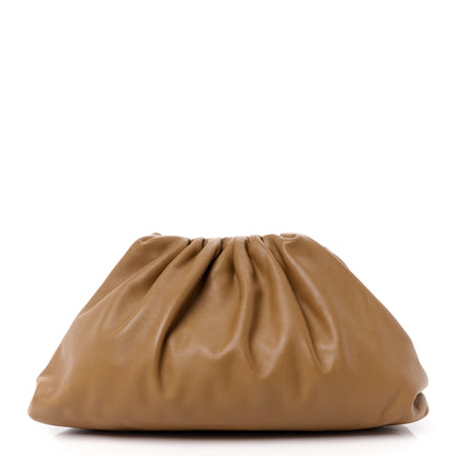 Bottega Veneta Smooth Butter Calf The Pouch Oversized Clutch Cammello 1 of 12