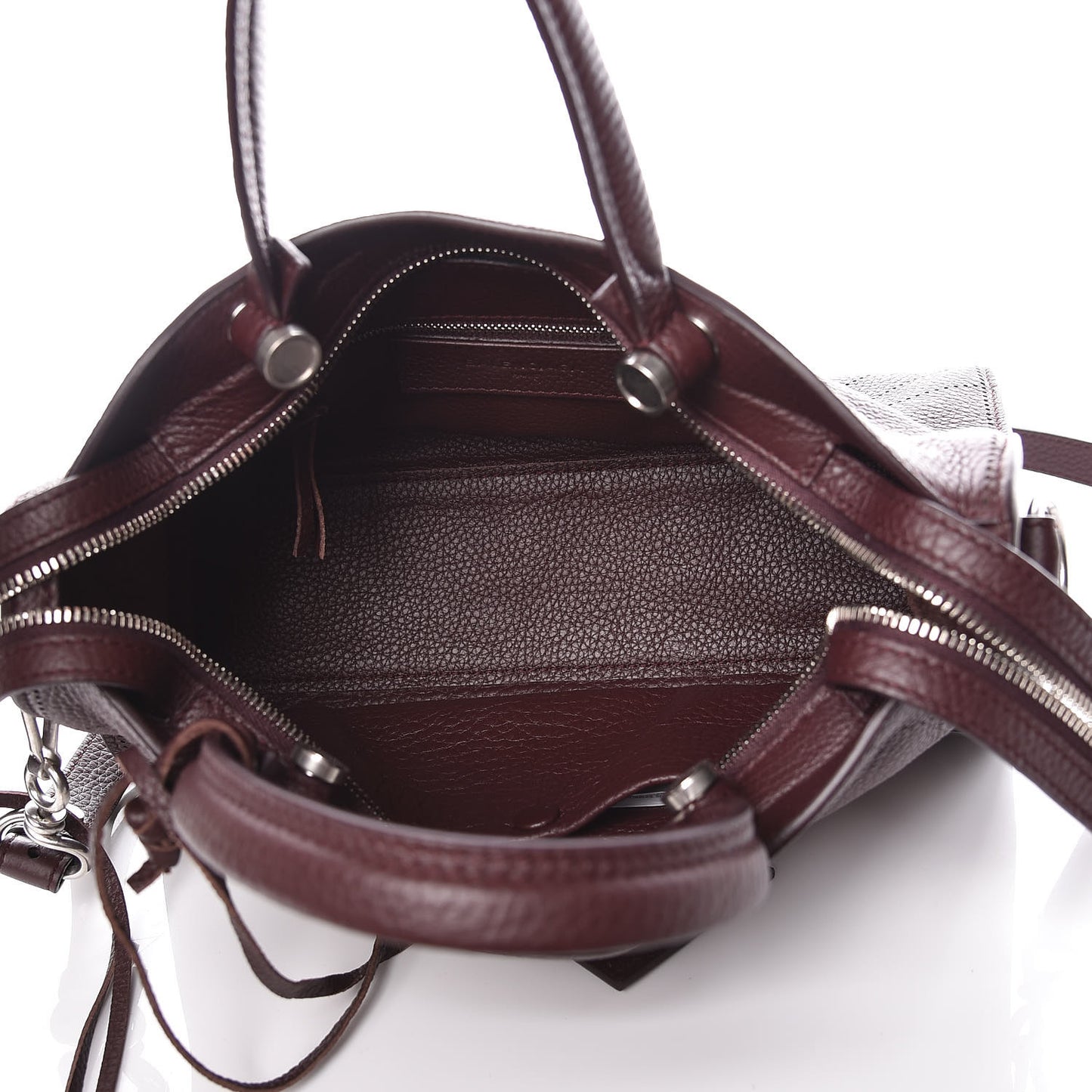 Veau Grana Perforated Blackout Hardware S City Rouge Acajou