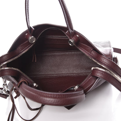Balenciaga Veau Grana Perforated Blackout Hardware S City Rouge Acajou 7 of 10