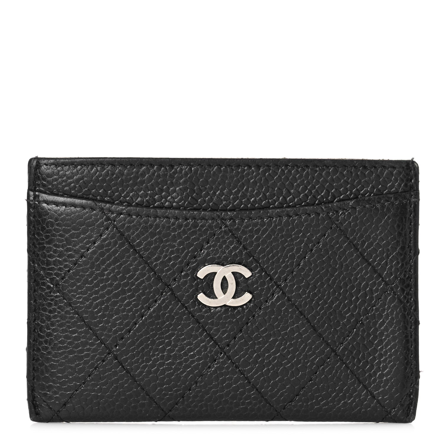 Chanel Caviar Quilted Card Holder Black 1 of 10