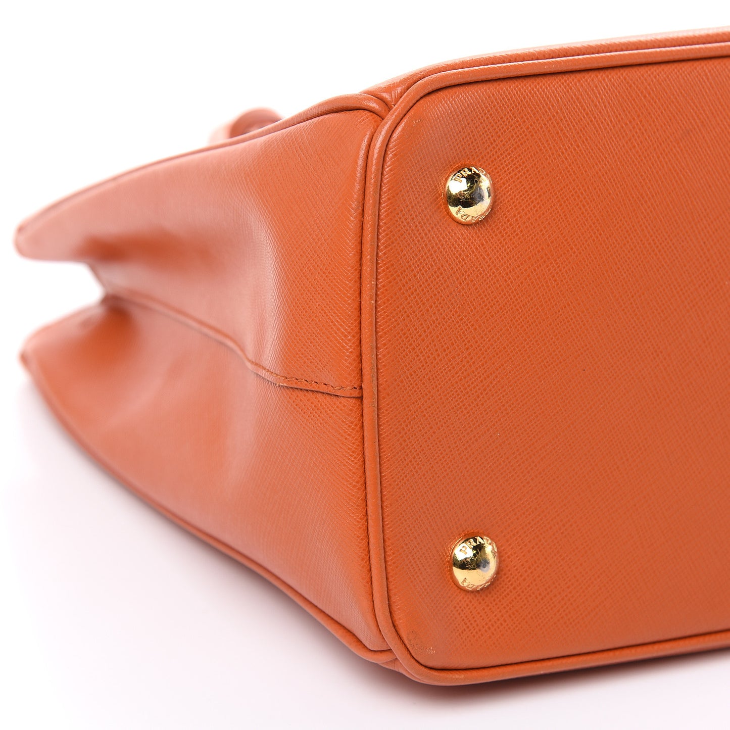 Saffiano Lux Medium Tote Papaya
