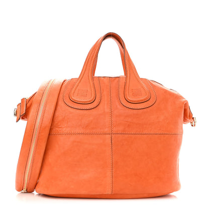 Givenchy Wrinkled Lambskin Medium Nightingale Orange 1 of 14