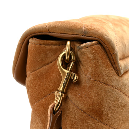 Saint Laurent Suede Toy Loulou Shoulder Bag Cinnamon 10 of 14