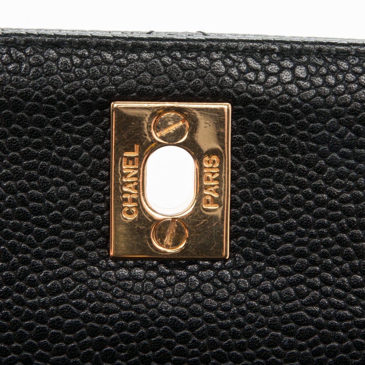 Caviar Quilted Medium Single Flap Black