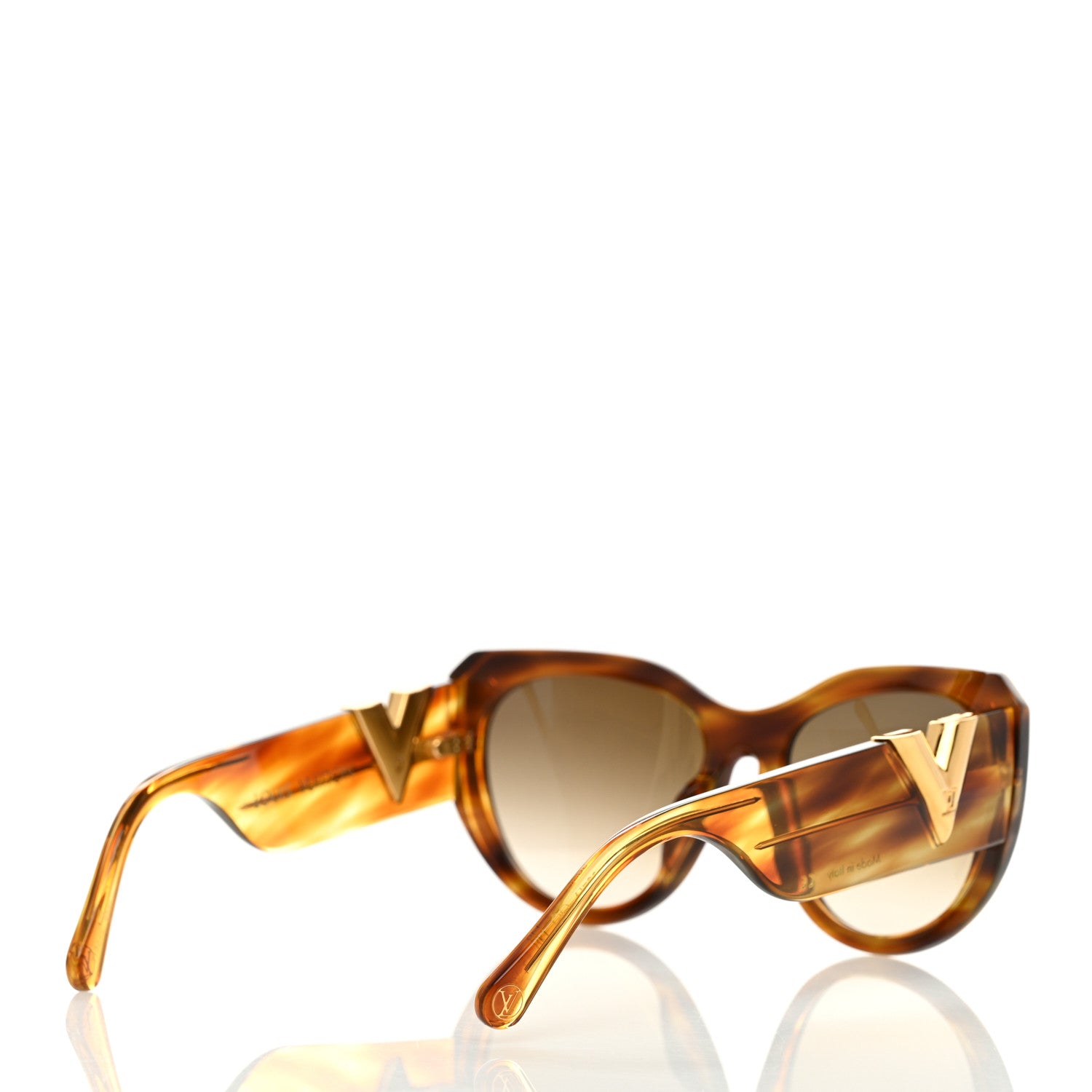 Louis Vuitton Acetate My Fair Lady Sunglasses Z1364E Tortoise 4 of 8
