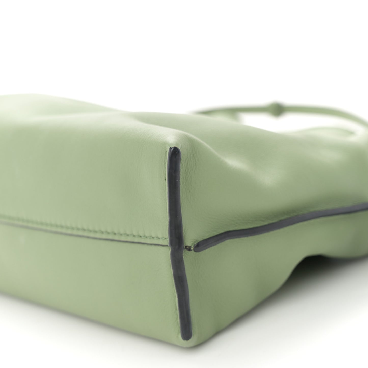 Nappa Flamenco Knot Clutch Rosemary