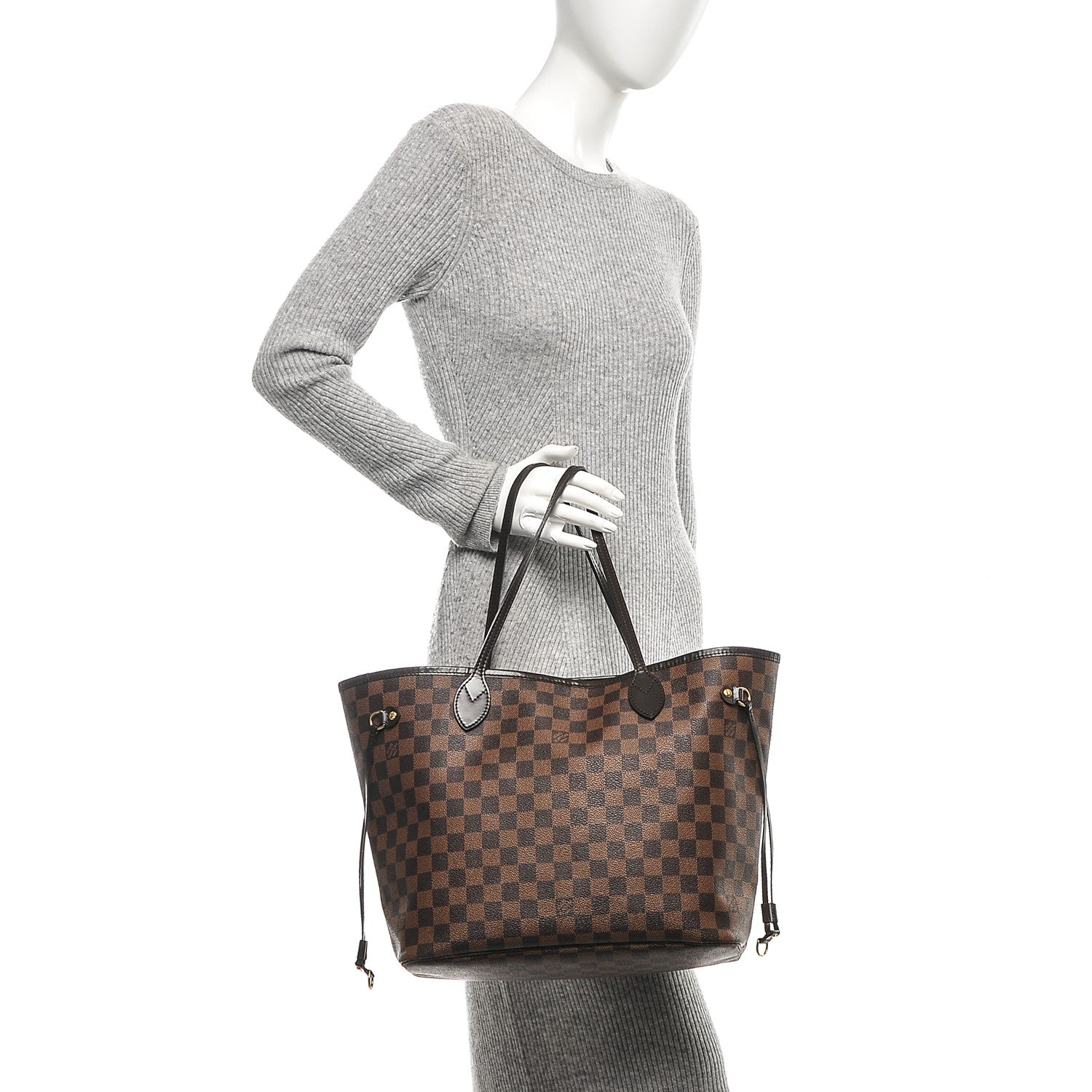 Louis Vuitton Damier Ebene Neverfull MM 2 of 8