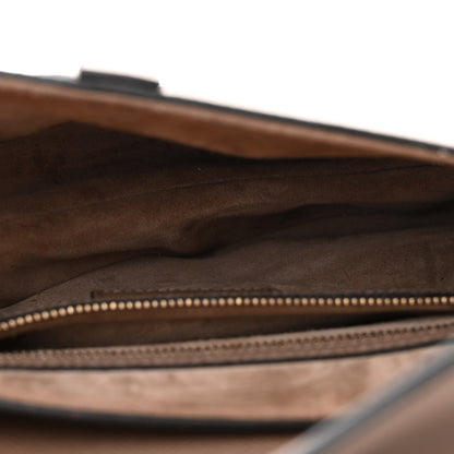 Christian Dior Grained Calfskin Saddle Bag With Strap Warm Taupe 5 of 9