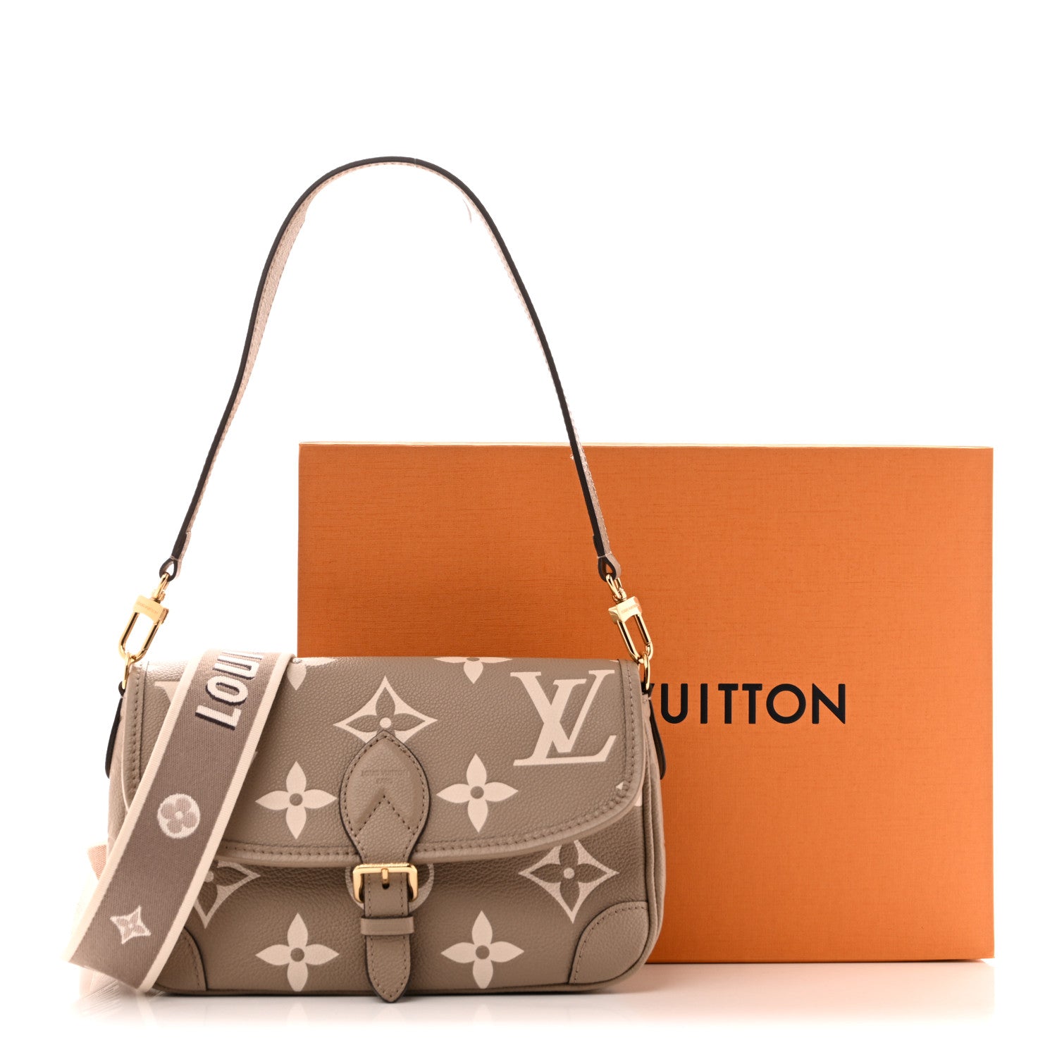 Louis Vuitton Empreinte Monogram Giant Diane Tourterelle Creme Tourterelle Creme 11 of 11