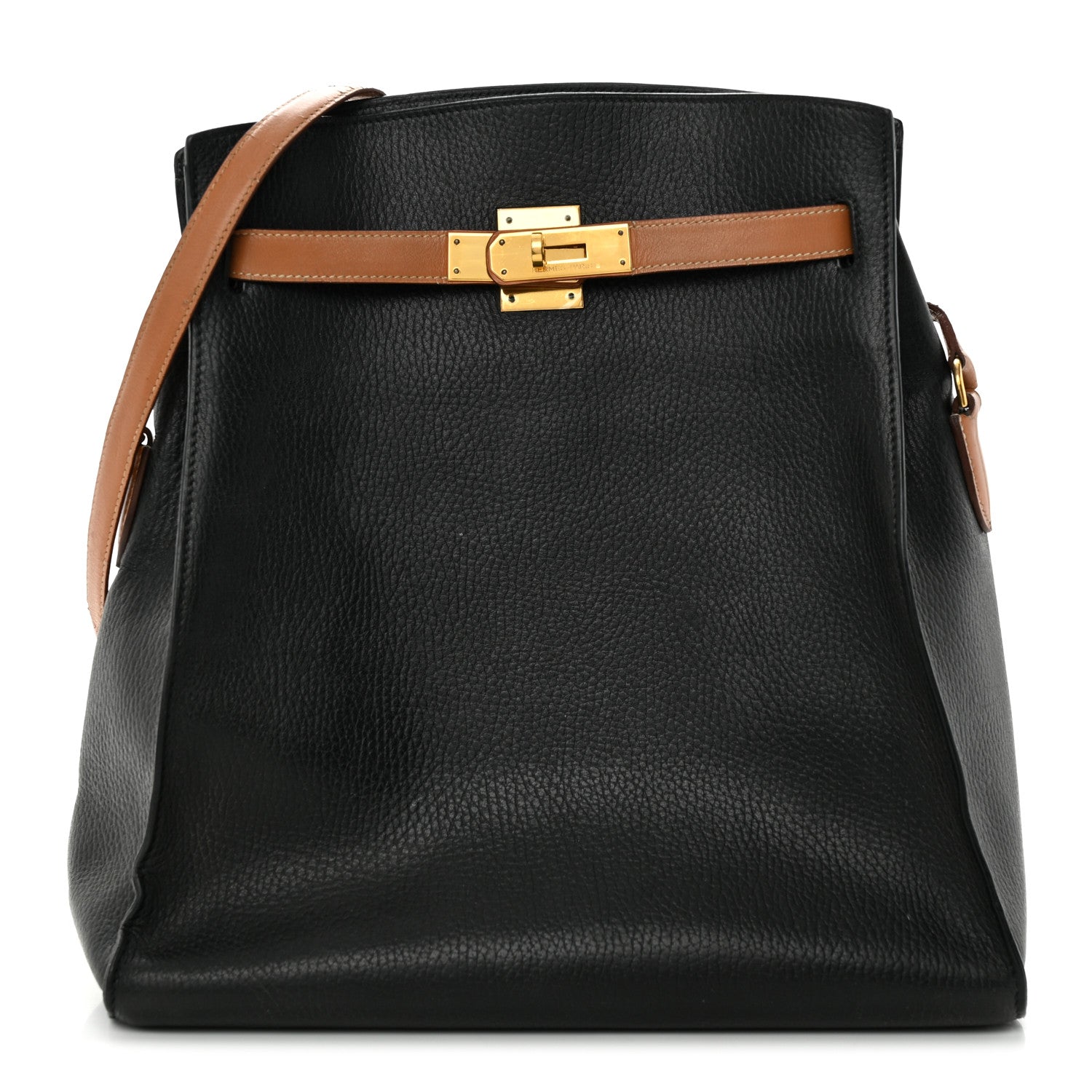 Hermes Ardennes Kelly Sport GM Black Gold 1 of 19